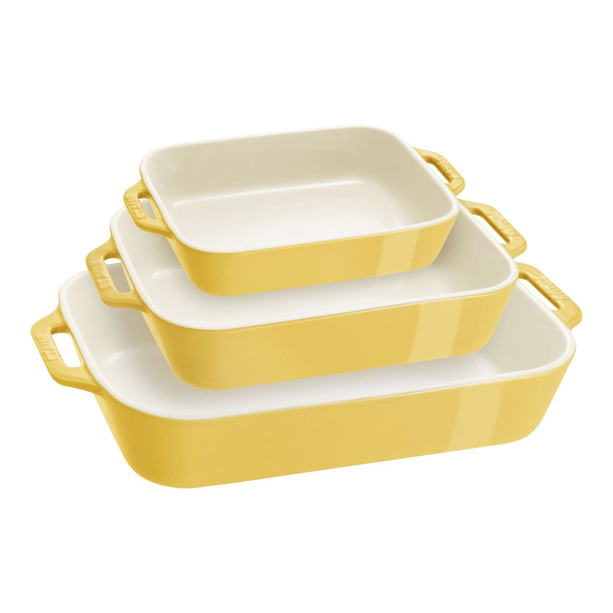 STAUB CERAMIC - Staub Stoneware Rectangular Baking Dishes, Set of 3