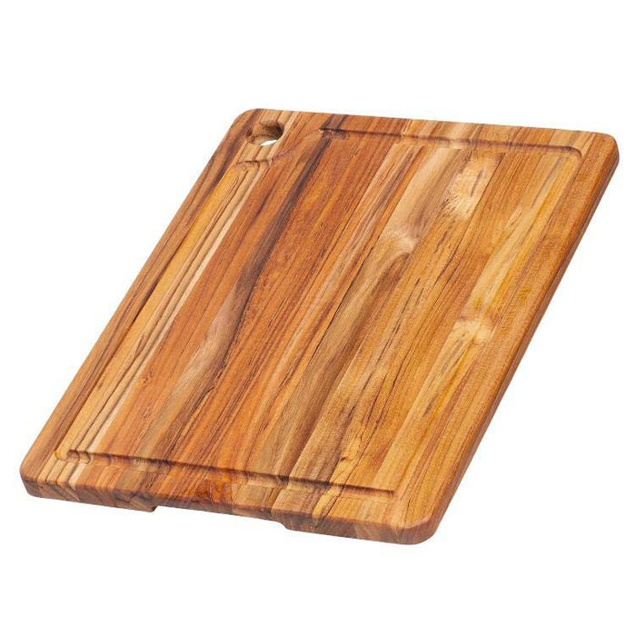 Teak Haus - RECTANGLE MARINE CUTTING BOARD W/ JUICE CANAL 16 x 12 x 0.75 in