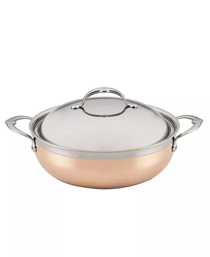 Hestan CopperBond Induction Copper Dutch Oven w/Dome Lid