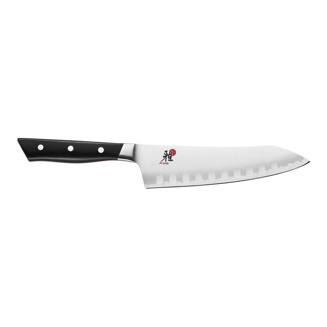 Miyabi Evolution, 7-inch Hollow Edge Rocking Santoku Knife