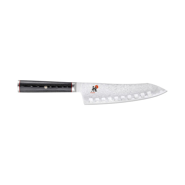 Miyabi Kaizen - 7-inch Hollow Edge Rocking Santoku Knife