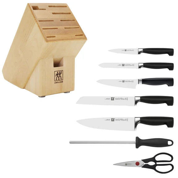 Zwilling Four Star - 8-PC KNIFE BLOCK SET