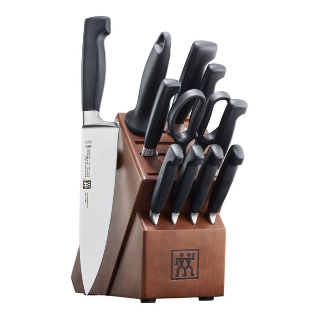 Zwilling Four Star - 12-pc, Knife block set, Walnut