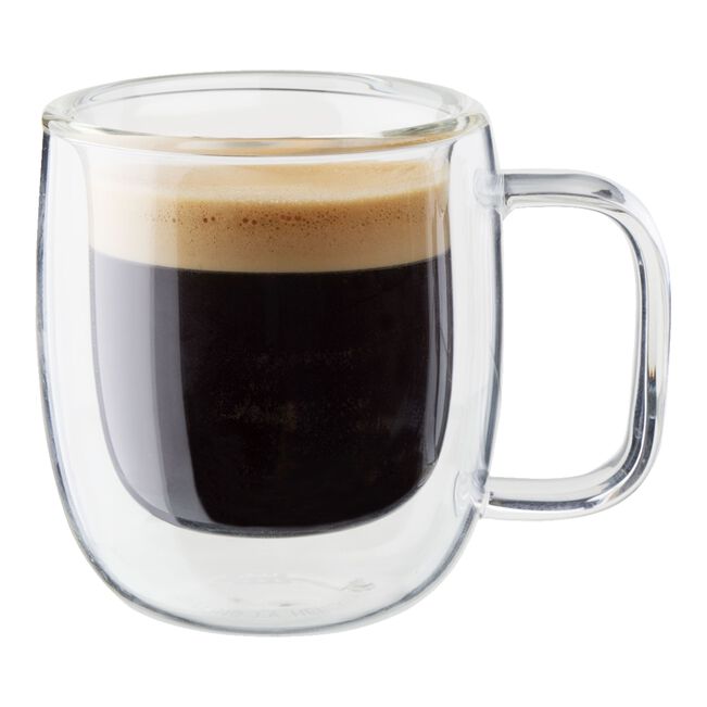 ZWILLING - 2-pc Espresso Glass Mug Set, Double Wall