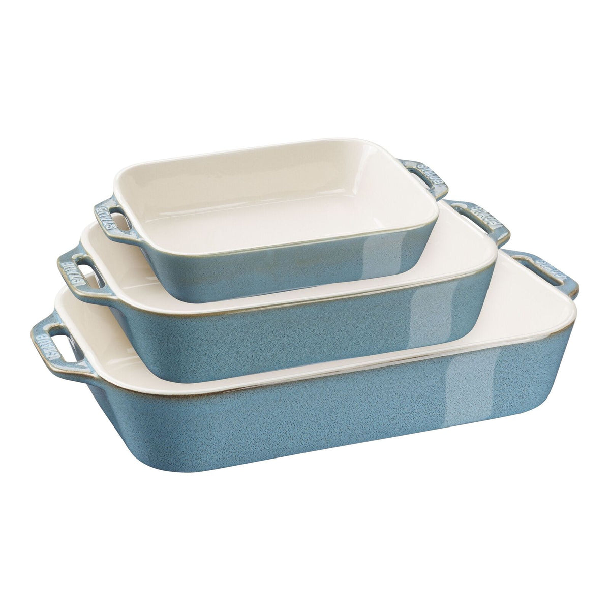 STAUB CERAMIC - Staub Stoneware Rectangular Baking Dishes, Set of 3