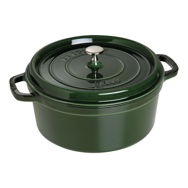 STAUB CAST IRON - 7-QT, ROUND, COCOTTE,