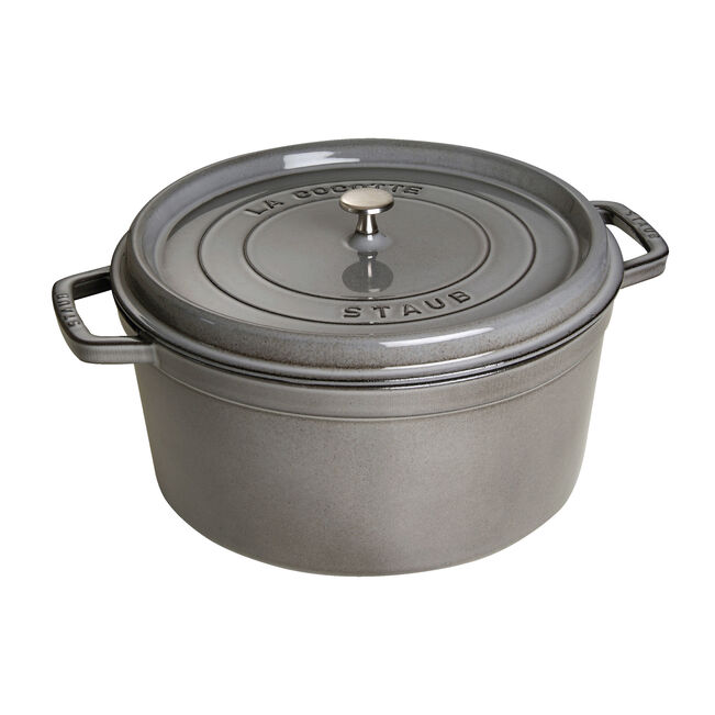 STAUB CAST IRON - 13.25 QT, ROUND COCOTTE