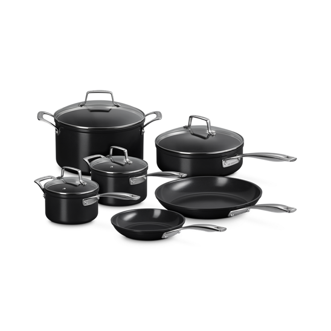 Le Creuset - Essential Non-Stick Ceramic 10-Piece Cookware Set