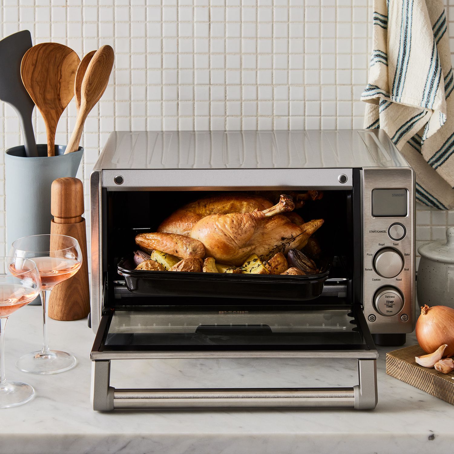 Breville the Smart Oven Air Fryer Toaster Oven Review: top toasting
