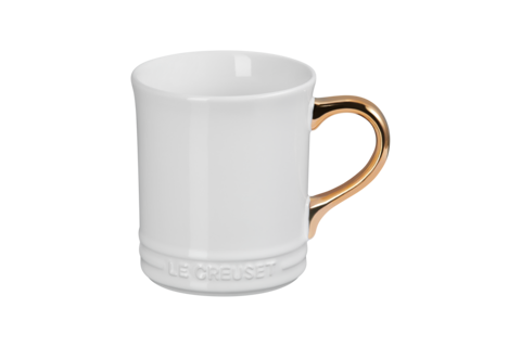 Le Creuset - Vancouver Mug with Gold Metallic Handle
