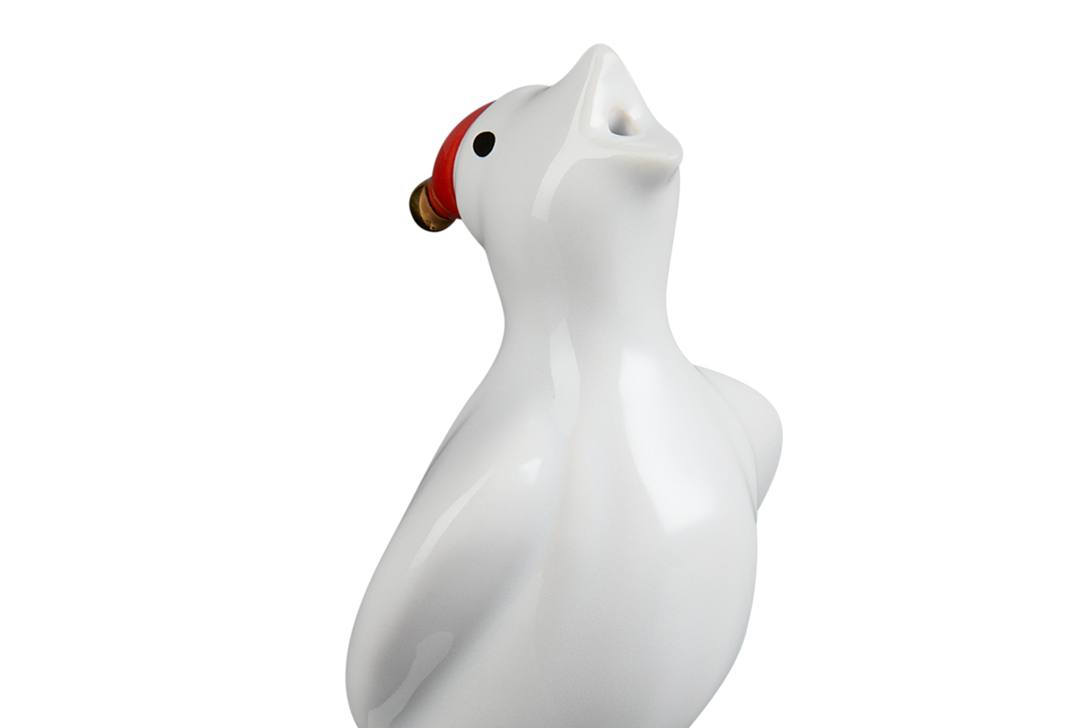 Le Creuset - Pie Bird with Santa Hat