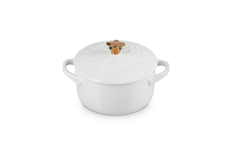 Le Creuset - Noël Collection Mini Cocotte with Gold Star Knob