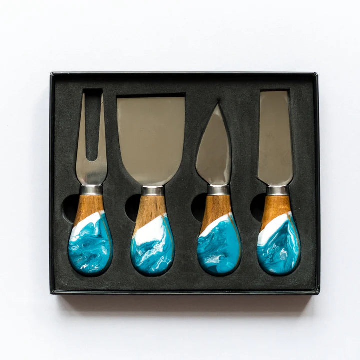 Lynn & Liana Design - Resin Coated Cheese Knife Set