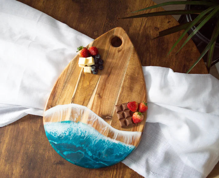 Lynn & Liana Design - Rain Drop Shaped Board