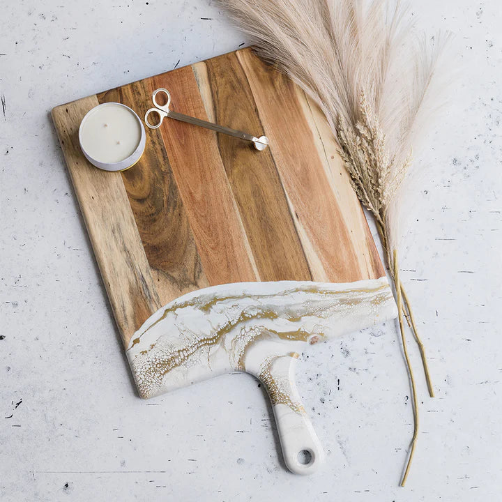 Lynn & Liana Design - Extra Large Paddle Acacia Cheese Board