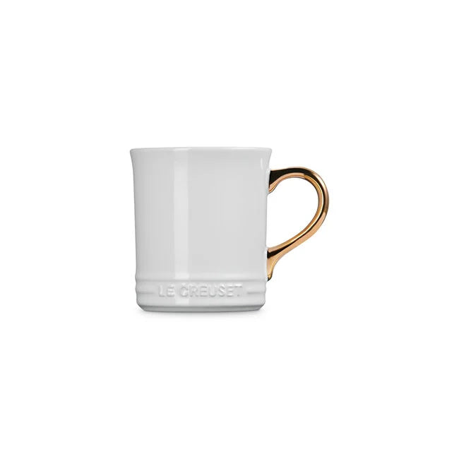 Le Creuset - Vancouver Mug with Gold Metallic Handle