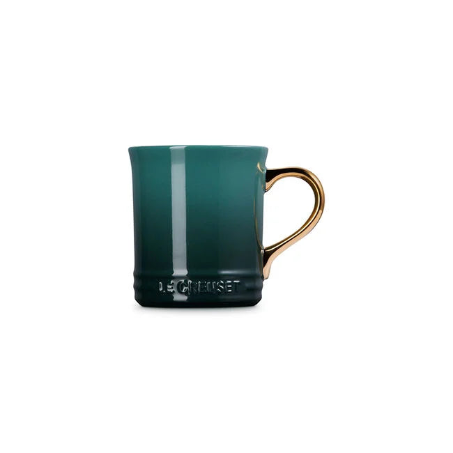 Le Creuset - Vancouver Mug with Gold Metallic Handle