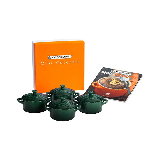 Le Creuset - Mini Cocotte Set of 4 - 8oz Le Creuset - Mini Cocotte Set of 4 - 8oz