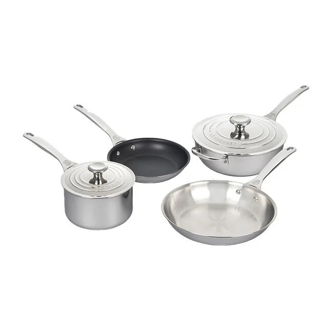 Le Creuset - Signature Stainless Steel 6-Piece Cookware Set