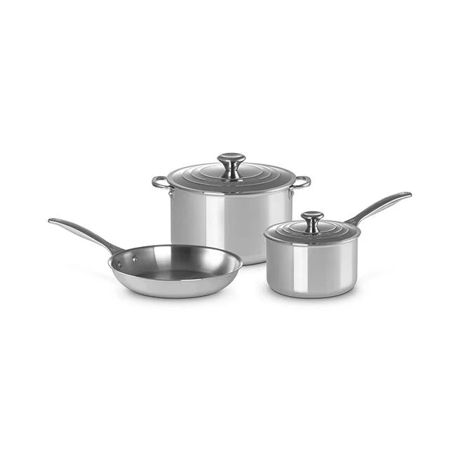 Le Creuset - Signature Stainless Steel 5-Piece Cookware Set