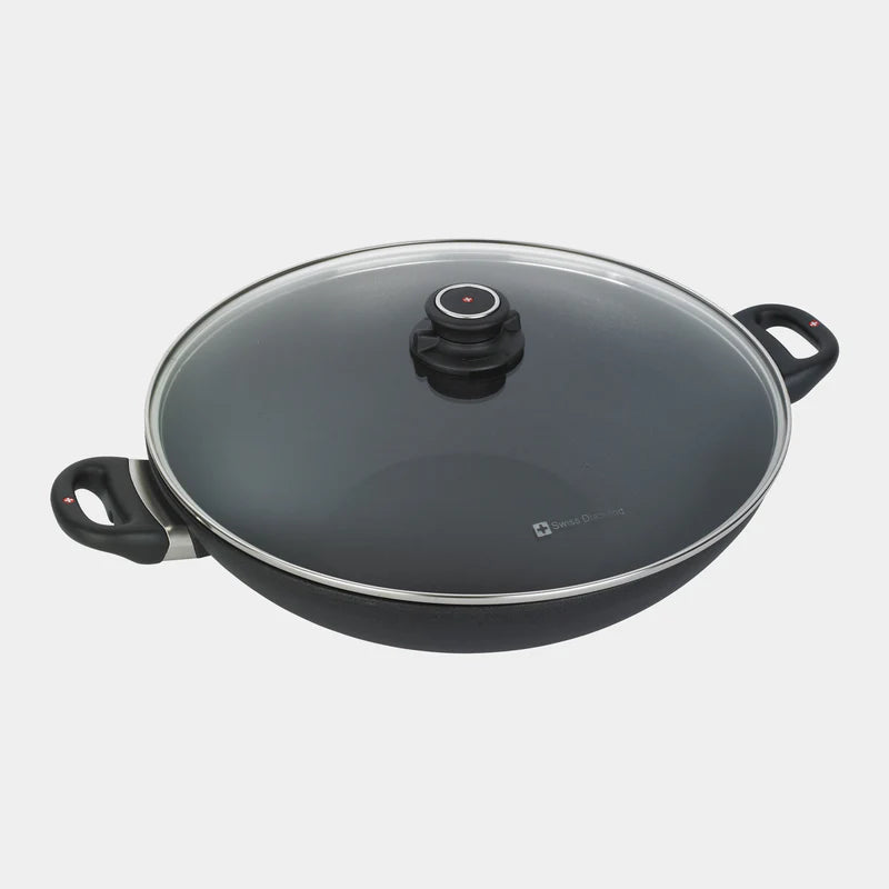 Swiss Diamond - XD Nonstick Wok with Glass Lid - INDUCTION