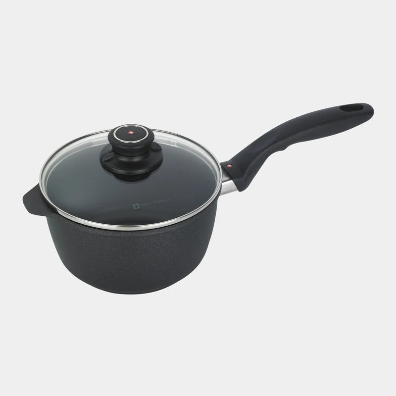 Swiss Diamond - XD Nonstick Saucepan with Glass Lid - INDUCTION