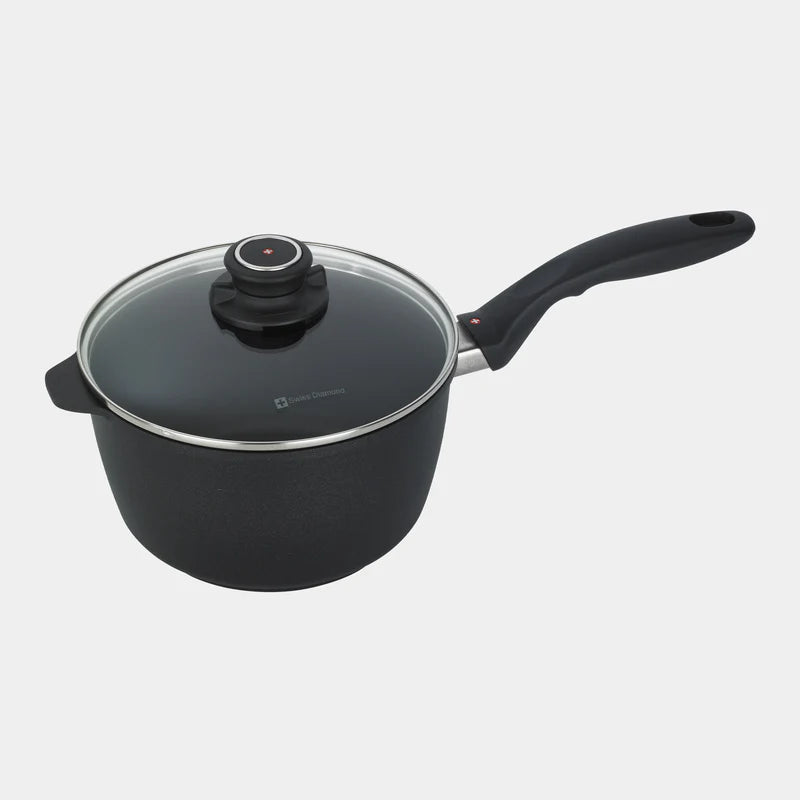 Swiss Diamond - XD Nonstick Saucepan with Glass Lid - INDUCTION