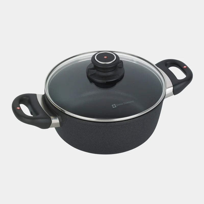 Swiss Diamond - XD Nonstick 3.2 Casserole with Glass Lid