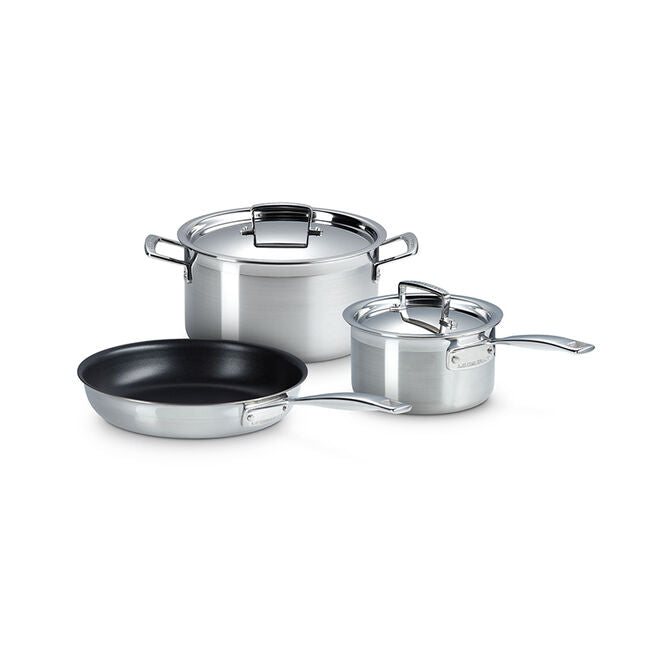 Le Creuset - Classic Stainless Steel 5-Piece Cookware Set
