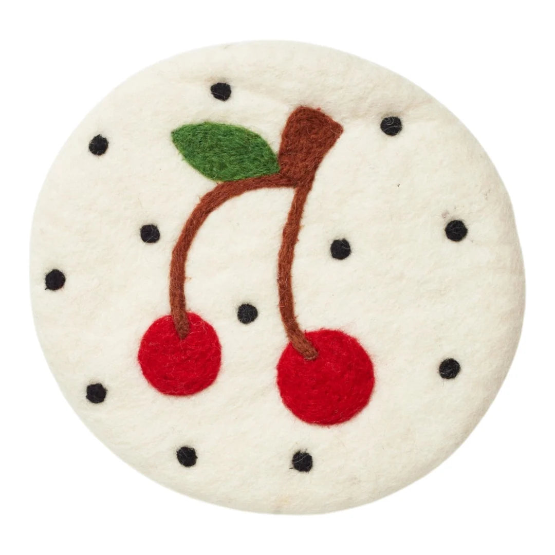 Once Again - Wool Trivet 8"