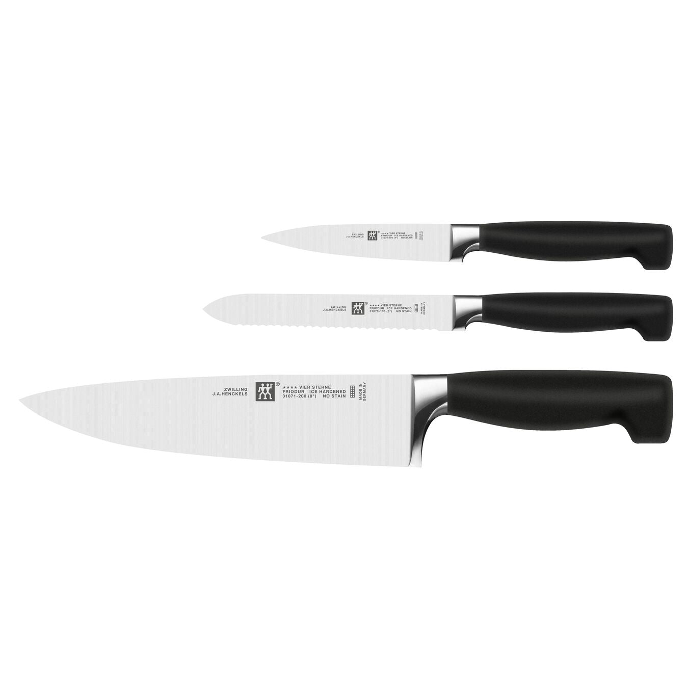 Zwilling Four Star - 3-PC ESSENTIALS STARTER KNIFE SET
