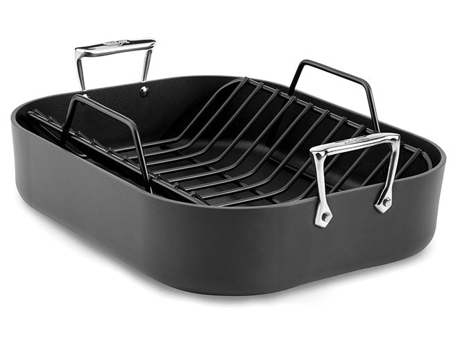 All Clad HA1 - Nonstick 13x16" Roasting Pan with Rack
