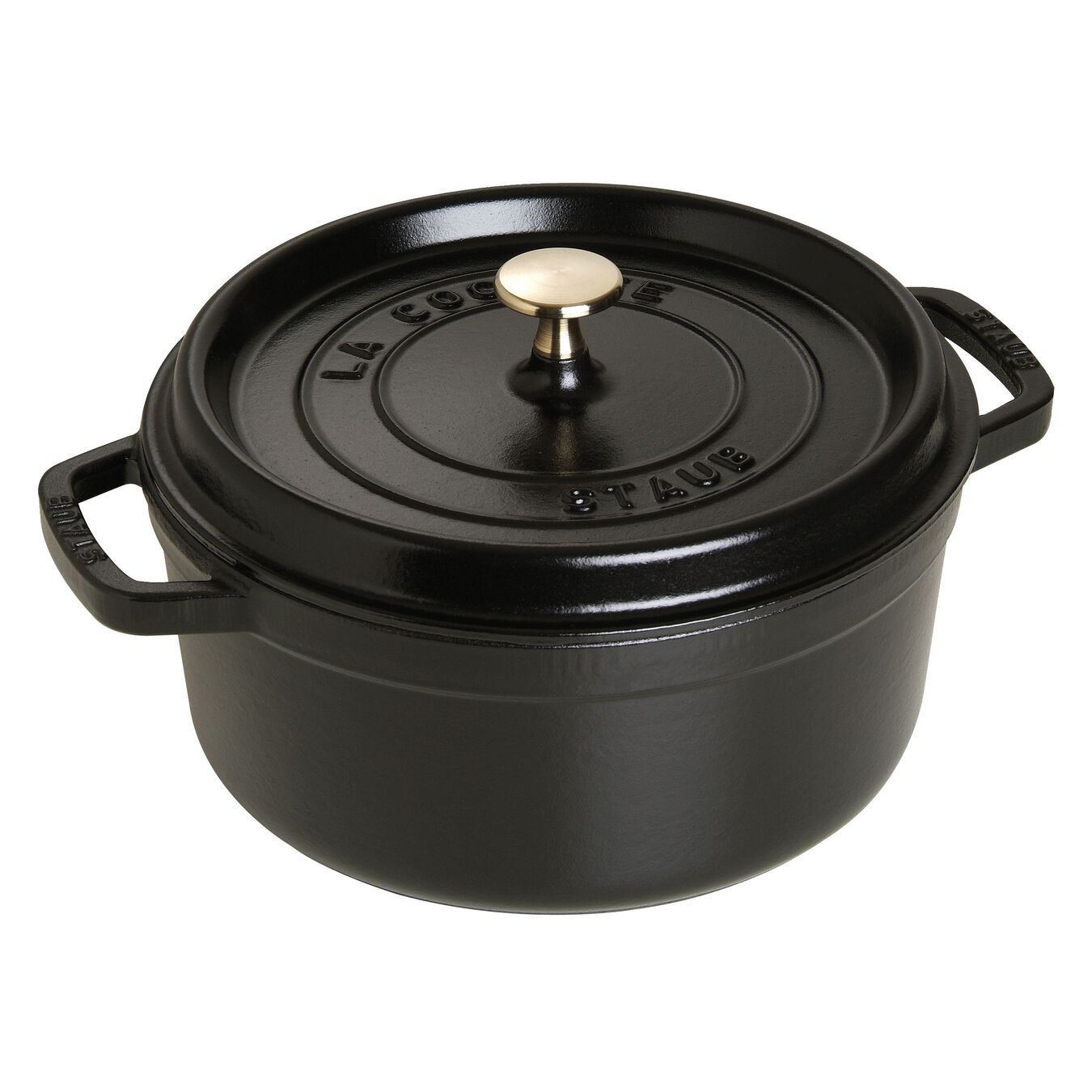 STAUB CAST IRON - 4-QT ROUND COCOTTE