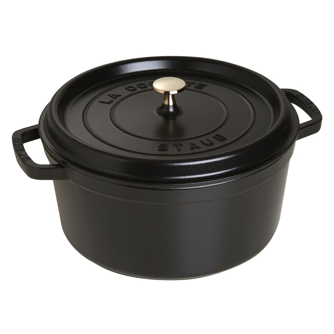 STAUB CAST IRON - 7-QT, ROUND, COCOTTE,