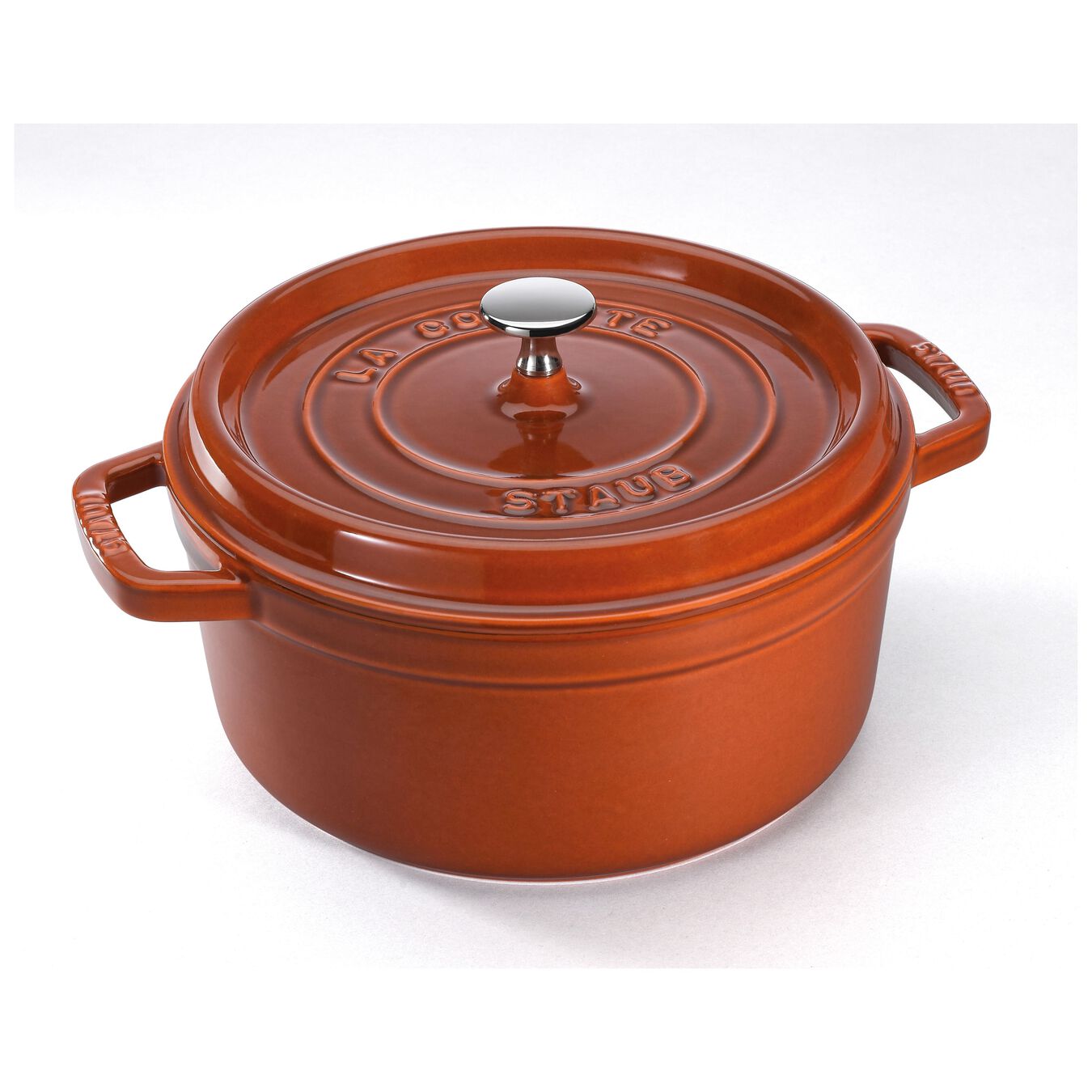 STAUB CAST IRON - 7-QT, ROUND, COCOTTE,