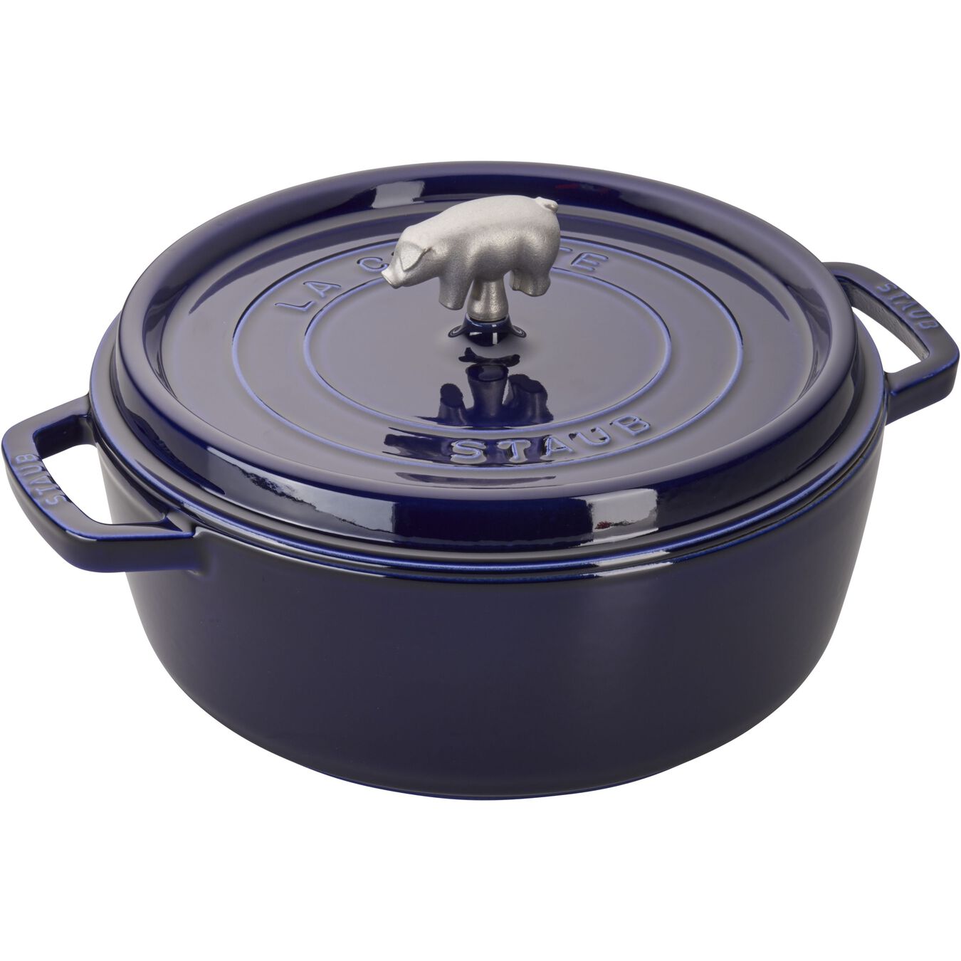 STAUB CAST IRON - 6 QT ROUND COCOTTE