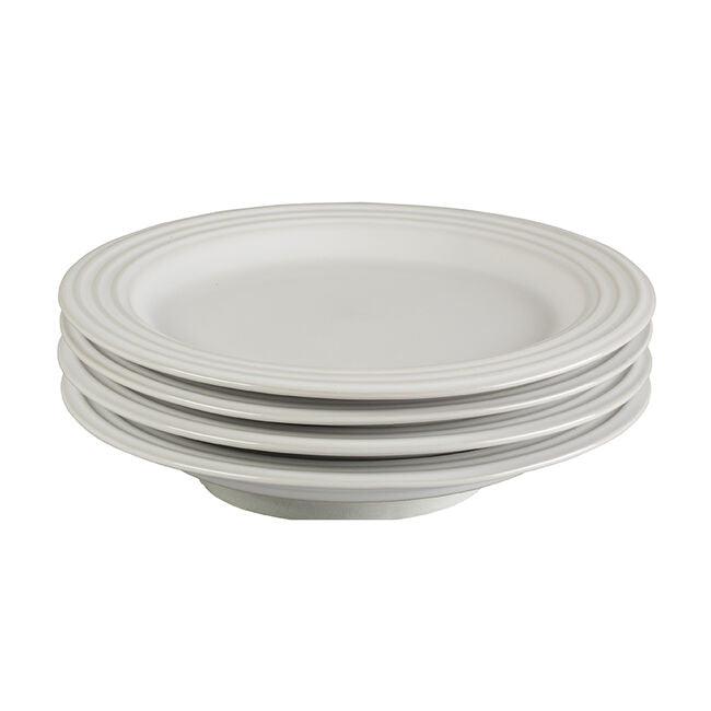 Le Creuset - Set of (4) 8.5" Salad Plates - White