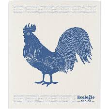 Now Designs Ecologie - Rooster France Swedish Dishcloth