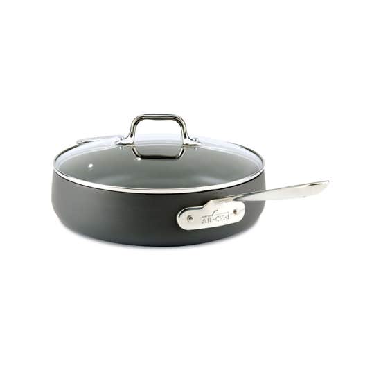 All Clad HA1 -  Nonstick Cookware, Saute Pan with lid, 4 quart