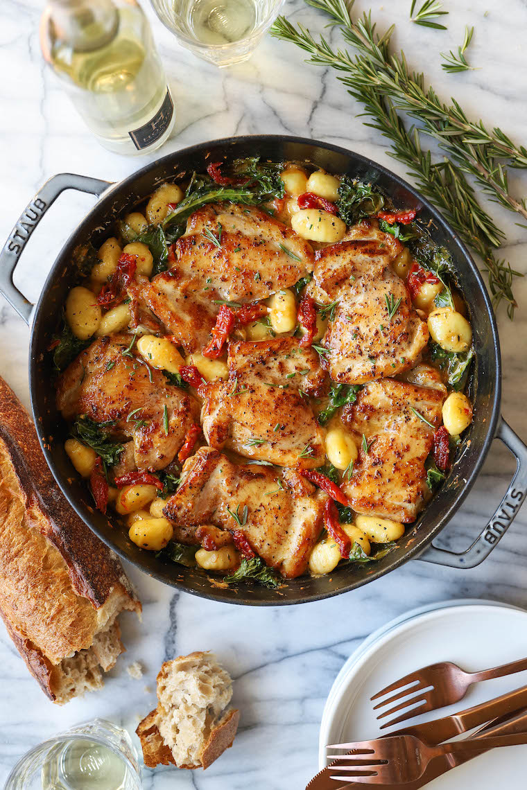 SUN DRIED TOMATO CHICKEN AND GNOCCHI