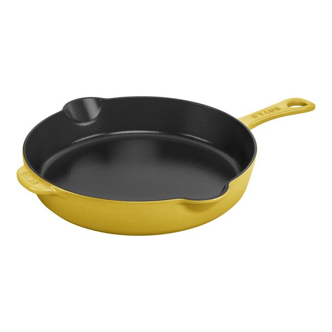 STAUB CAST IRON -  11-INCH DEEP FRYING PAN