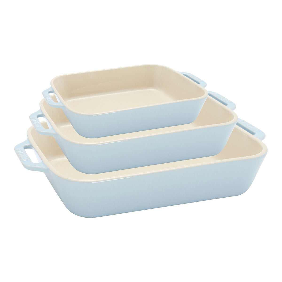 STAUB CERAMIC - Staub Stoneware Rectangular Baking Dishes, Set of 3