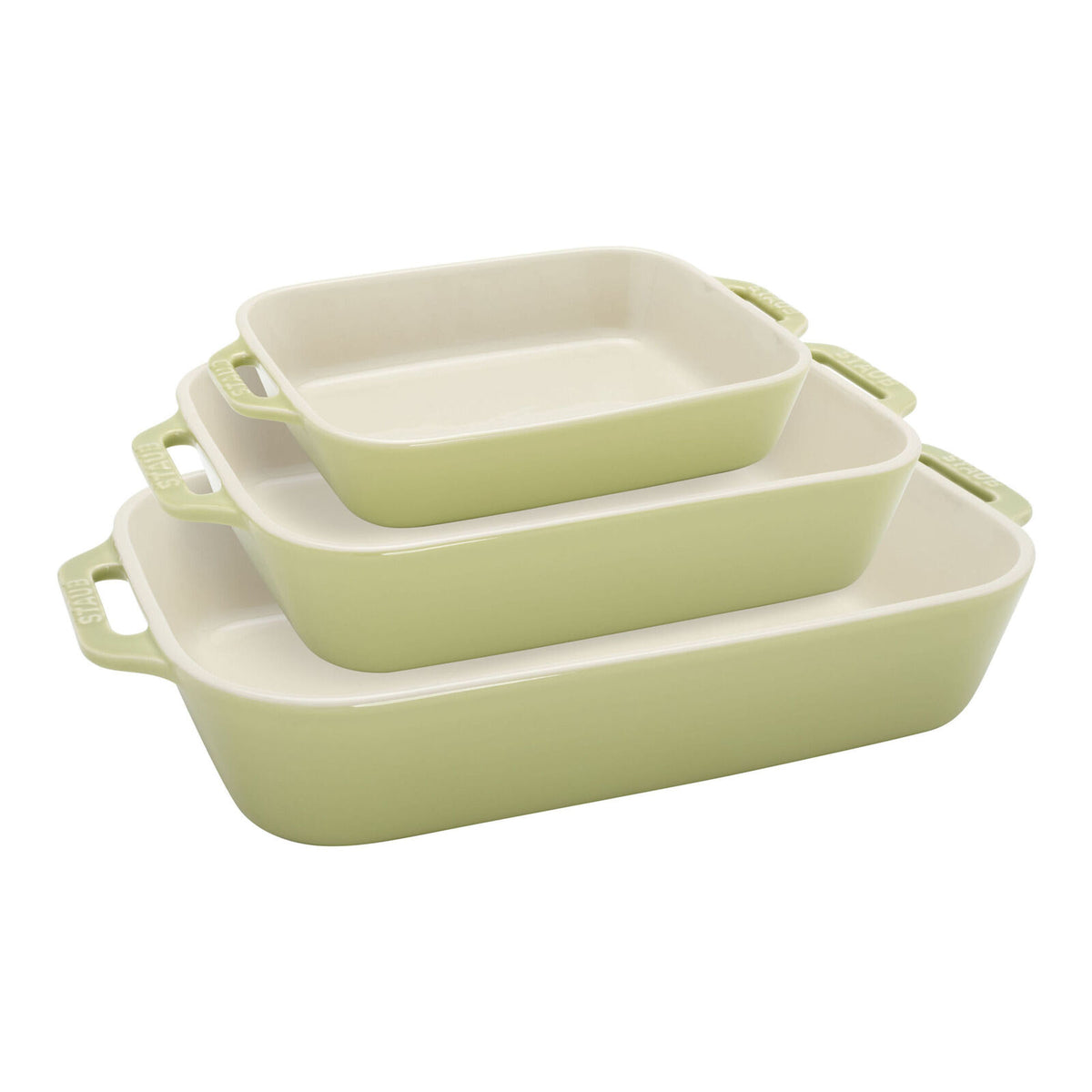 STAUB CERAMIC - Staub Stoneware Rectangular Baking Dishes, Set of 3