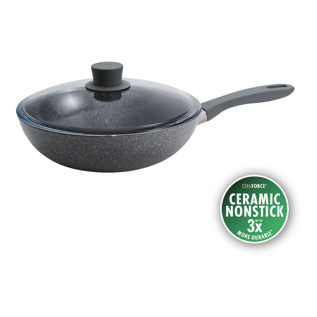 ZWILLING Parma Plus Ceramic - 11-inch, Wok With Lid