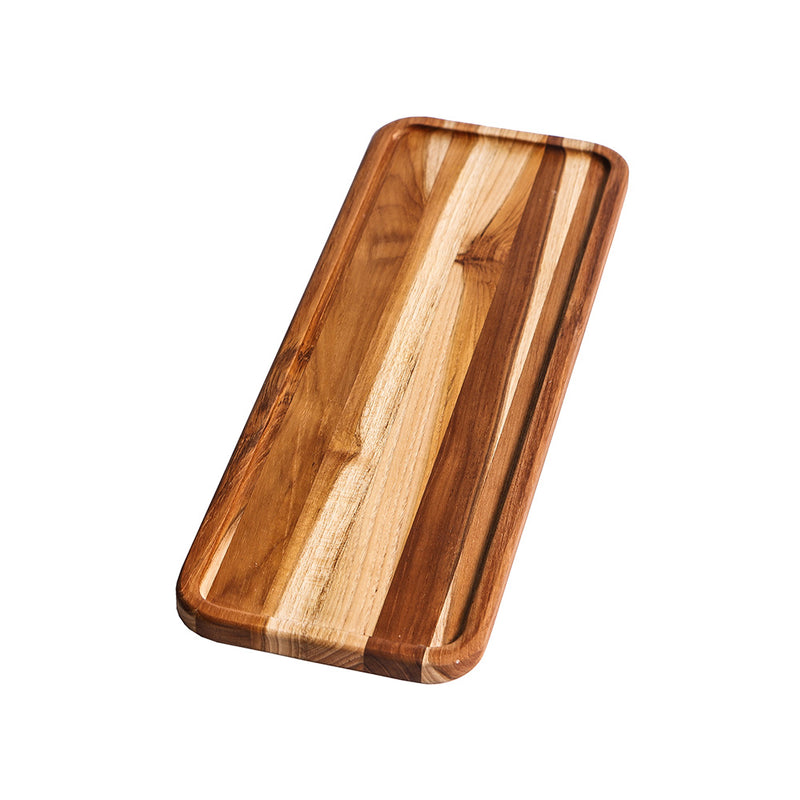 Teak Haus - ESSENTIAL RECTANGLE SERVING TRAY 16 x 5.5 x 0.5 in