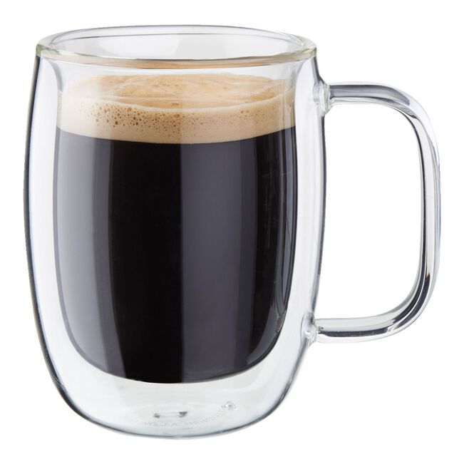 ZWILLING - 2-pc Double Espresso Glass Mug Set, Double Wall