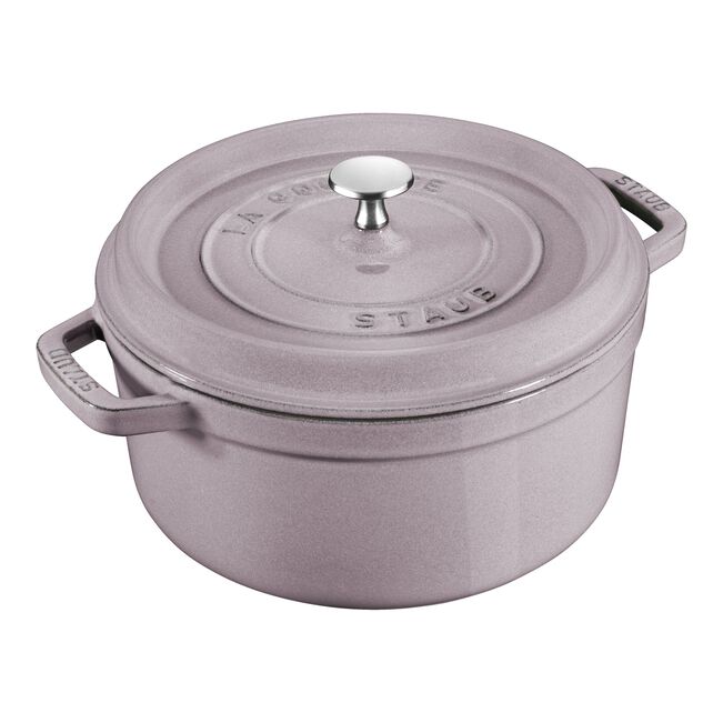 STAUB CAST IRON -  4-QT ROUND COCOTTE