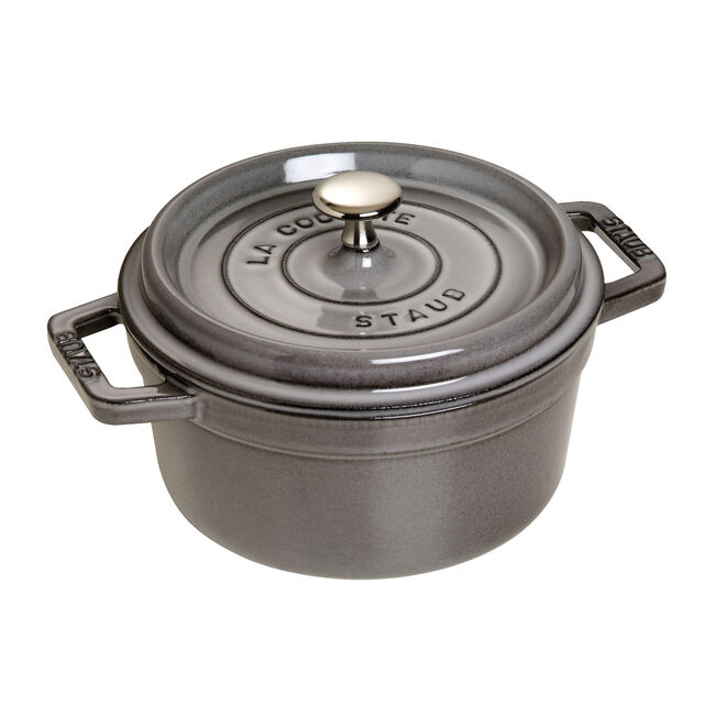 STAUB CAST IRON - 2.75 QT, ROUND COCOTTE