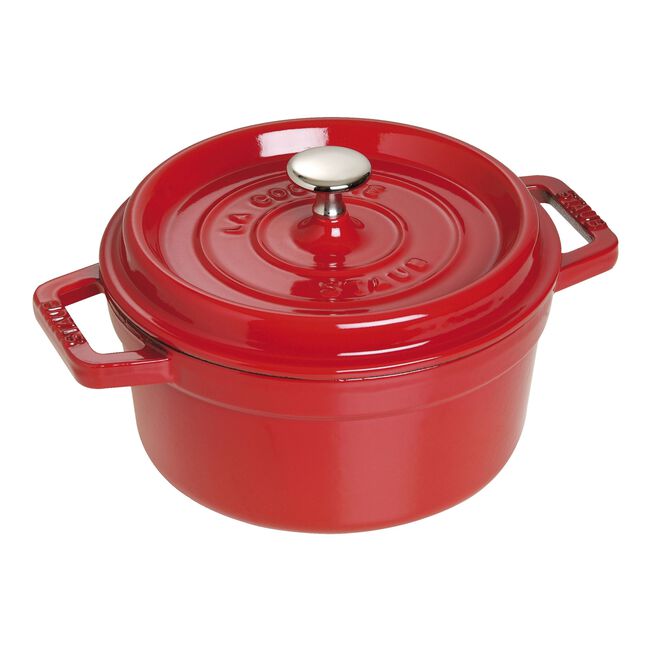 STAUB CAST IRON - 2.75 QT, ROUND COCOTTE