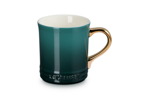 Le Creuset - Vancouver Mug with Gold Metallic Handle
